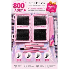 Steelva 800 Adet Kirpik Seti