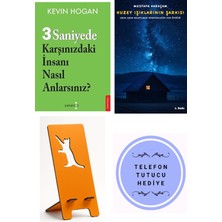 Yakamoz Yayınları 3 Saniyede Karşınızdaki Insanı Nasıl Anlarsınız - Kevin Hogan + Kuzey Işıklarının Şarkısı + Telefon Tutucu