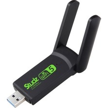 TeknoKapsül Studz Dual Band USB 3.0 Adaptör Kablosuz Wifi Alıcı  AC1300  Wireless