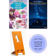 Yakamoz Yayınları Manolya Kokulu Hikayeler - Ender Haluk Derince + Kuzey Işıklarının Şarkısı + Telefon Tutucu