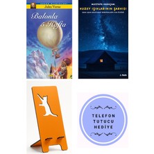 Yakamoz Yayınları Balonla 5 Hafta - Jules Verne + Kuzey Işıklarının Şarkısı + Telefon Tutucu