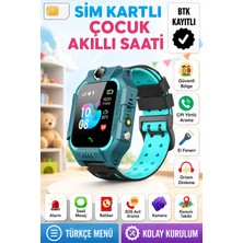 L'edoren Akıllı Çocuk Saati Uyumlu Sim Kartlı ve Lbs Konum Özellikli Kayıtlı Sesli Görüşme Canlı Takip