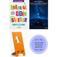 Yakamoz Yayınları Mutluluğa Giden Işaretler - Jon Gordon + Kuzey Işıklarının Şarkısı + Telefon Tutucu