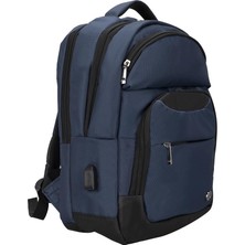Plm Monza-Usb Lacivert 15.6 Notebook Sırt Çantası