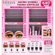 Steelva 640 Adet Kirpik Seti