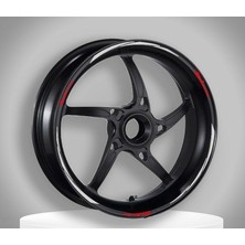 Motosev Reflektör Beyaz Bajaj Pulsar Uyumlu 1 Set Jant Şeridi