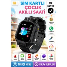 L'edoren Akıllı Çocuk Saati Uyumlu Sim Kartlı ve Lbs Konum Özellikli Kayıtlı Sesli Görüşme Canlı Takip