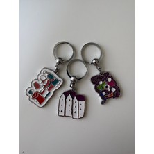 Mor Çatı - Anahtarlık Set (3lü)