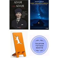 Yakamoz Yayınları Adam Gibi Adam Diyor Ki... + Kuzey Işıklarının Şarkısı + Telefon Tutucu