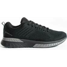 Hammer Jack Manaus Siyah Kadın Spor Ayakkabı Sneakers Düz Tabanlı Microfiber Malzeme ile Günlük Kullanım