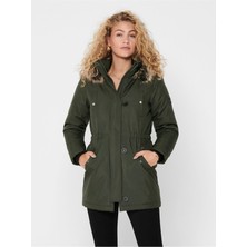 Only Kadın Parka Yeşil 15213755 Onliris Fur Winter Parka cc Otw