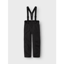 Name İt Normal Bel Lastikli Paça Siyah Erkek Pantolon NKNSNOW10 Pant Solıd 1fo Noos