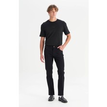 Wrangler Normal Bel Slim Fit Siyah Erkek Denim Pantolon MW12S016100 Siyah Denim Pantolon