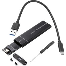 Efiks USB 3.1 TYPE-C TO PCI-E M2 NVME SSD ÇEVİRİCİ HARİCİ TAŞINABİLİR KUTU