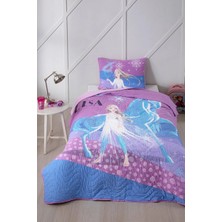 Özdilek Frozen Snow Queen Tek Kişilik Disney Lisanslı Çocuk Yatak Örtüsü Takımı