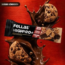 Fellas Çikolata Kaplı HighPro Protein Bar - Kurabiye Aromalı (50 g) - 12 Adet