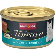 Animonda Vom Feinsten Tavuklu ve Ton Balıklı Yetişkin Kedi Konservesi 85 gr