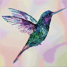 Liva Craft Elmas Mozaik Tablo Kuş Cıvıldaması – 32 x 32 cm