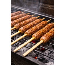 Hanedanev Ahşap Adana Çöp Şiş Çubuğu 25 cm 20 Adet - Yassı Adana Kebap Şişi Ahşap Çöp Şiş