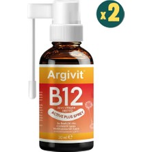 Argivit B12 Active Plus Sprey 30 ml 2 Adet