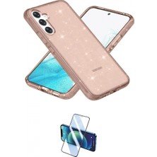 Marsilyan™- Galaxy S23 Fe Kılıf Nova Asil Prime - Siyah 3D Antistatik Cam Ekran Koruyucu