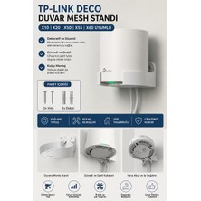 Tp-Link Deco X10 X20 X50 X55 X60 Uyumlu Duvar Standı - Mesh Montaj Askı Aparatı