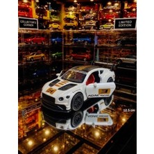 Oyuncak Sahili Bentley Turbo Sport Diecast Tarz Metal Araba 12x5 Model Kapıları Bagaj Camı Açılır Çekbırak Koleksiyon