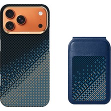 iPhone 17 Pro Kılıf Raptic 2in1 Bundle Kit Aramid Skin Serenity Serisi Kartlık ve Karbon Kapak Laci