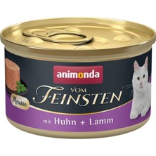 Animonda Vom Feinsten Tavuklu ve Kuzulu Yetişkin Kedi Konservesi 85 gr