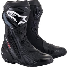 Alpinestars Supertech R Korumalı Spor Motosiklet Botu Siyah