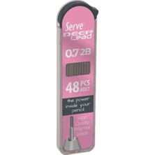 Serve Deep Mekanik Kalem Ucu (0.7 mm) 2B // Şeker Pembe