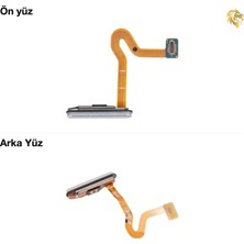 Samsung Galaxy Z Flip 3 Parmak Izi Filmi Gümüş Parmak Izi Film Kablosu Parmak Izi Sensörü Filmi Home Tuşu Film Kablosu Touch Id Film Kablosu Parmak Izi Soketi