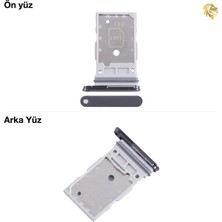 Samsung Galaxy S24 Ultra Sim Iç Yuvası Çiftli Siyah Çiftli Sim Yuvası Ikili Sim Tepsisi Çiftli Sim Aparatı Dual Sim Çekmecesi