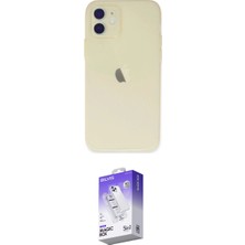 Marsilyan™- iPhone 12 Kılıf Atlas Minimal Prime - Siyah Bilvis 5in1 3D Magic Cam Ekran Koruyucu
