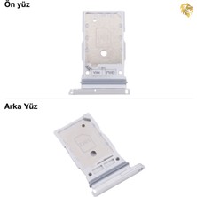 Samsung Galaxy S21 Fe Sim Iç Yuvası Çiftli Beyaz Çiftli Sim Yuvası Ikili Sim Tepsisi Çiftli Sim Aparatı Dual Sim Çekmecesi