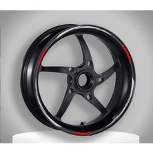 Motosev Reflektör Beyaz Iı Yamaha Nmax Uyumlu 1 Set Jant Şeridi