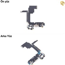 Iphone 15 Pro Şarj Soketi Beyaz Şarj Bordu Şarj Film Kablosu Şarj Soketi Bağlantı Kablosu