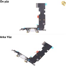 Iphone 8 Plus Şarj Soketi Gümüş Şarj Bordu Şarj Film Kablosu Şarj Soketi Bağlantı Kablosu