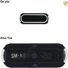 Samsung Galaxy Note 3 Home Tuşu Siyah Parmak Izi Butonu Açma-Kapama Butonu Açma-Kapama Tuşu Yan Güç Tuşu Power Tuşu Home Tuşu Touch Id Parmak Izi Sensörü