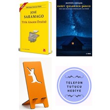 Kırmızı Kedi Yayınevi Yitik Adanın Öyküsü - Jose Saramago + Kuzey Işıklarının Şarkısı + Telefon Tutucu