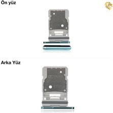 Samsung Galaxy S20 Fe Sim Iç Yuvası Çiftli Yeşil Çiftli Sim Yuvası Ikili Sim Tepsisi Çiftli Sim Aparatı Dual Sim Çekmecesi