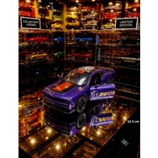 Oyuncak Sahili Dodge Challenger 2023 Srt Demon Fast And Furıous 12.5cm Dominic Toretto Çekbırak Model Araba Purple