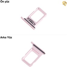 Iphone 15 Sim Iç Yuvası Çiftli Pembe Çiftli Sim Yuvası Ikili Sim Tepsisi Çiftli Sim Aparatı Dual Sim Çekmecesi