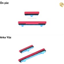 Samsung Galaxy Note 10 Tuş Takımı Kırmızı Düğme Seti Tuş Takımı Buton Açma-Kapama Düğmesi