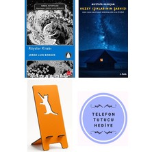 Kırmızı Kedi Yayınevi Rüyalar Kitabı - Jorge Luis Borges + Kuzey Işıklarının Şarkısı + Telefon Tutucu