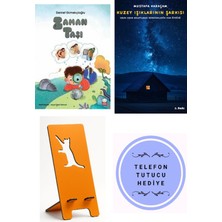 Kırmızı Kedi Yayınevi Zaman Taşı - Demet Ekmekçioğlu + Kuzey Işıklarının Şarkısı + Telefon Tutucu