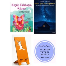 Kırmızı Kedi Yayınevi Küçük Kelebeğin Rüyası - Burcu Bahar + Kuzey Işıklarının Şarkısı + Telefon Tutucu
