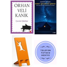 Kırmızı Kedi Yayınevi Çeviri Şiirler - Orhan Veli Kanık + Kuzey Işıklarının Şarkısı + Telefon Tutucu