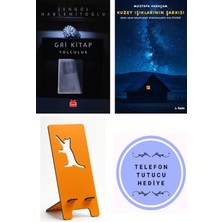 Kırmızı Kedi Yayınevi Gri Kitap - Yolculuk - Şengül Hablemitoğlu + Kuzey Işıklarının Şarkısı + Telefon Tutucu