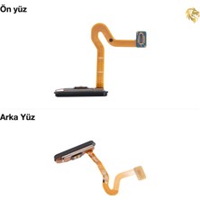Samsung Galaxy Z Flip 3 Parmak Izi Filmi Siyah Parmak Izi Film Kablosu Parmak Izi Sensörü Filmi Home Tuşu Film Kablosu Touch Id Film Kablosu Parmak Izi Soketi
